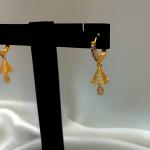 Zarqa – Crystal Bloom Drop Earrings