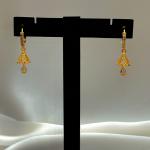 Zarqa – Crystal Bloom Drop Earrings