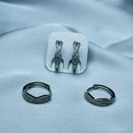 Infinity Design Elegant  Hoop Earrings