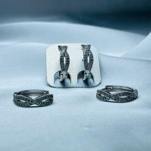 Infinity Design Elegant  Hoop Earrings