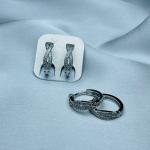 Infinity Design Elegant  Hoop Earrings