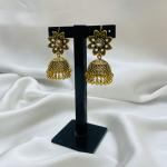 Gulbahar Antique Gold Jhumkas