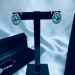 Glacier Radiance – Icy Blue Stone Jewelry Set