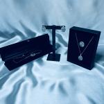 Glacier Radiance – Icy Blue Stone Jewelry Set