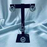 Parwana – Butterfly-Inspired Jewelry Set-Necklace, Earrings, Ring