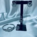 Parwana – Butterfly-Inspired Jewelry Set-Necklace, Earrings, Bangle & Ring