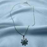 Enchanted Blossom Elegant Silver Necklace