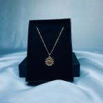 Gold Radiance Pendant Necklace