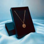 Gold Radiance Pendant Necklace